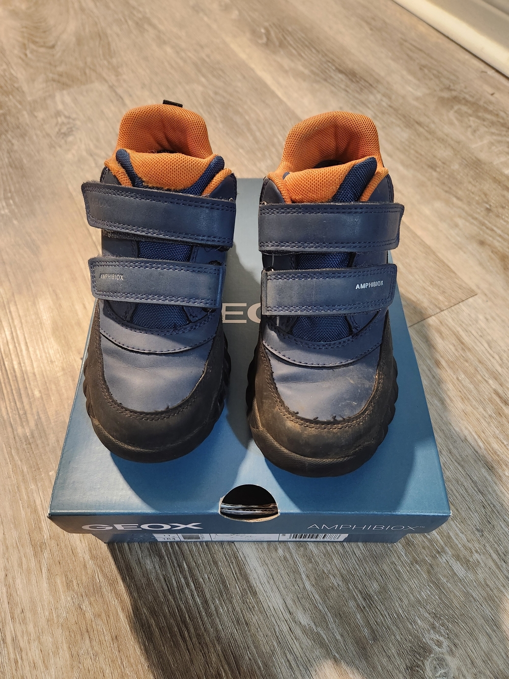 Geox Kids Navy Waterproof Ankle Boots